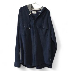 American Eagle Outfitters Dark Blue Hooded Top